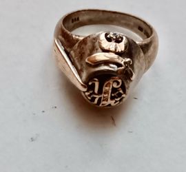 Vintage Jewelry.  Very old Templer Ring.