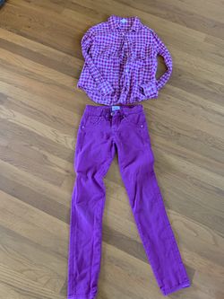 Super cute Hudson and Crewcuts set size 10 Girls