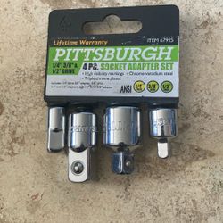 Pittsburg SAE Adapter 4pc Set