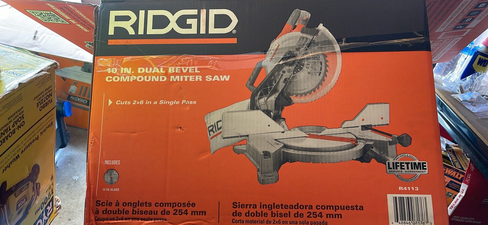 Ridgid Dual Miter Saw 10” Electric