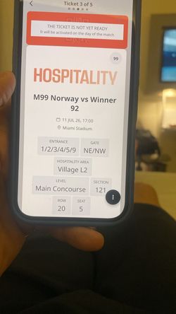 Tickets for england x Norway