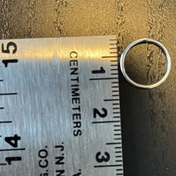 14k White Gold Nose Ring