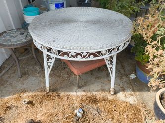 Vintage Wicker Table