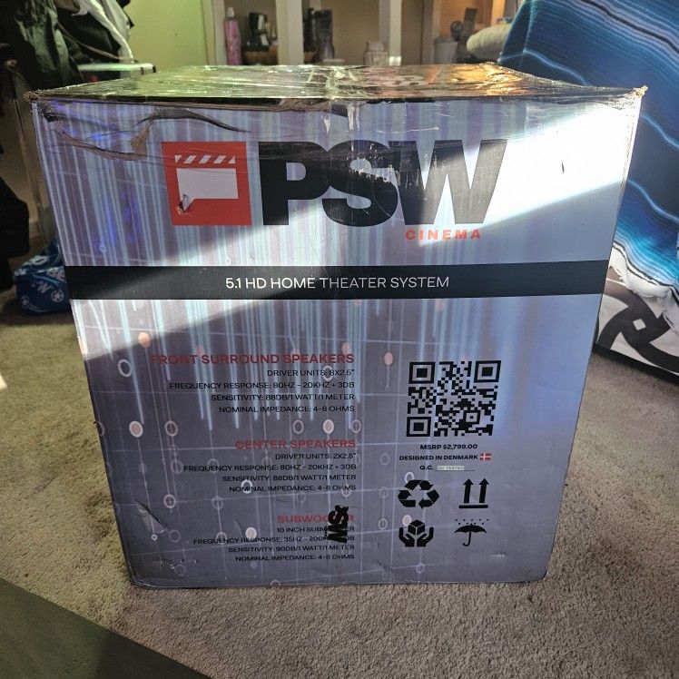 PSW S5 5.1 HD Surround Sound Home Theatre System