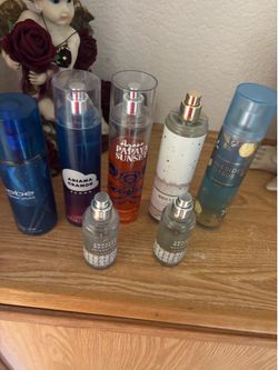 $18 firm ( 7 perfume ) body spray 1 full lotion bottle from method