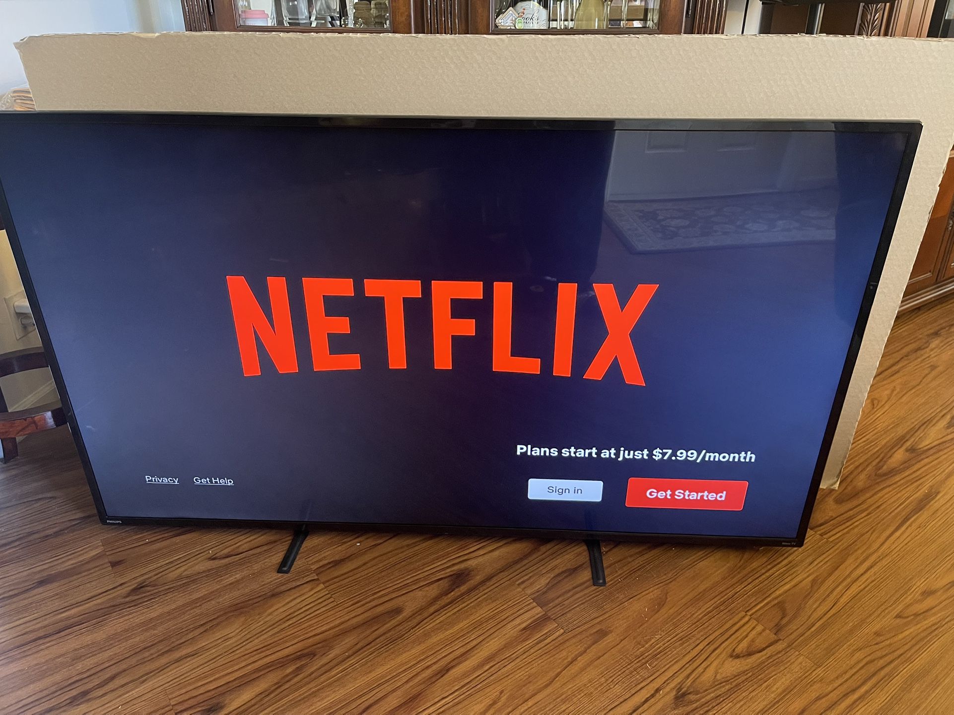 Philips 65” Roku Smart TV 4K UHD With New Remote Control $160 Firm On Price