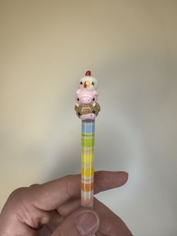 Barn animal crochet hook size f