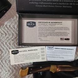 Limited Edition BUCK KNIVES  50TH Anniversary 112 Ranger Pocket Knife