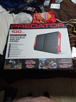 Predator solar panels power pack