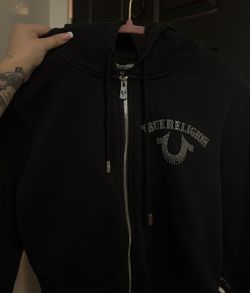 Cropped True Religion Zip Up