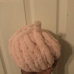 Pink Fluffy Yarn Ball