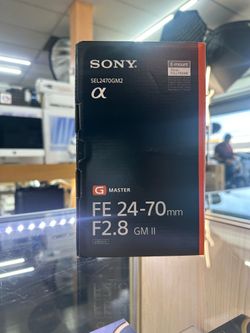SONY Lens G-Masters24-70mm F2.8 II