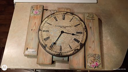 Homemade vintage clock