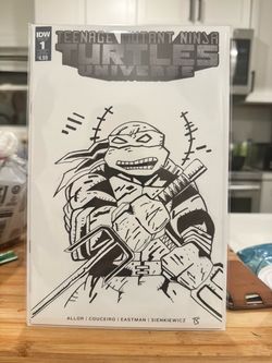 TMNT Universe #1 IDW Sketch Cover Variant