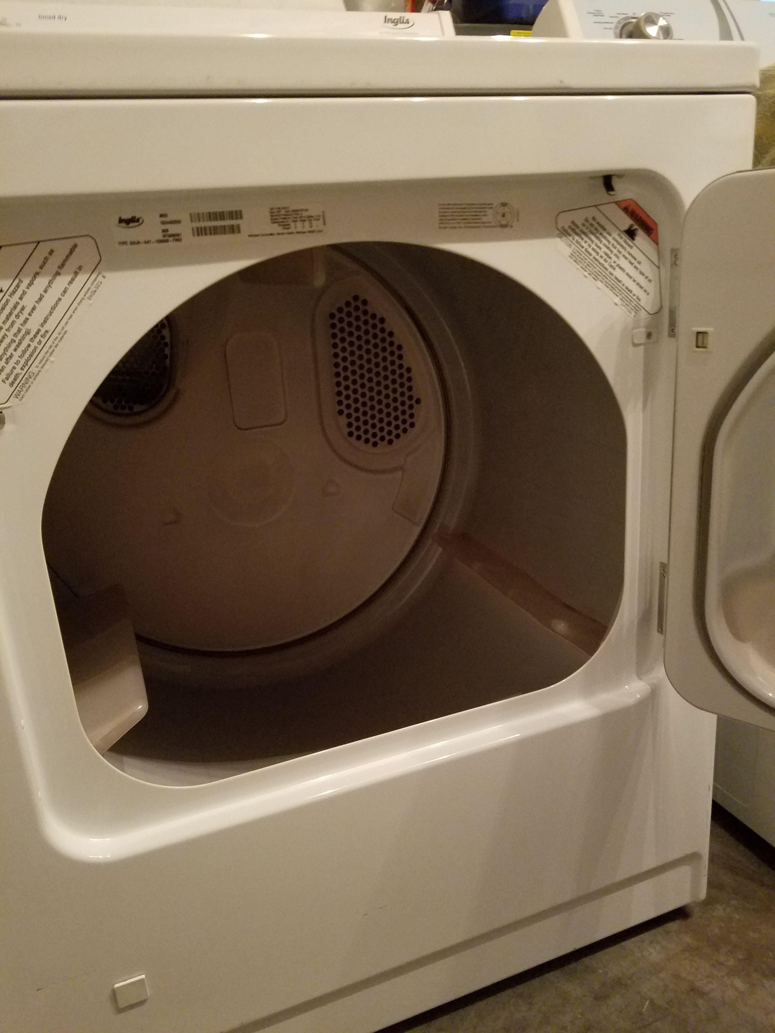 Whirlpool Inglis Gas Dryer Heavy Duty Super Capacity 6 Cycle 4