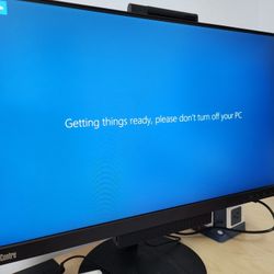 Lenovo ThinkCentre M900 Tiny Desktop And Dual Monitor Bundle