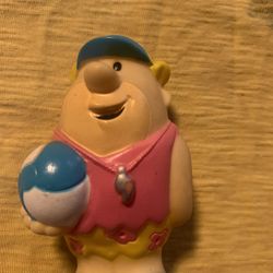 Vintage 1990 Barney Rubble Beach Lifeguard Figure