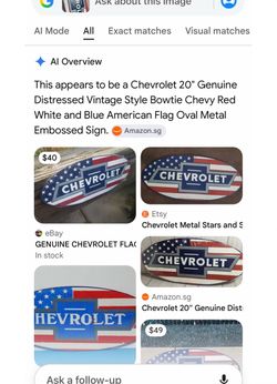 Chevy sign
