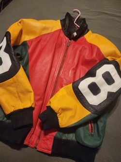 Leather 8 Ball Jacket X-Large