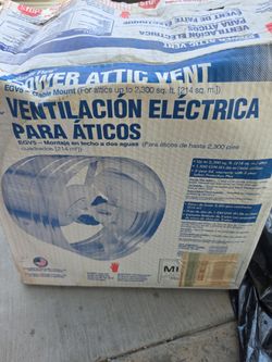 Attic fan