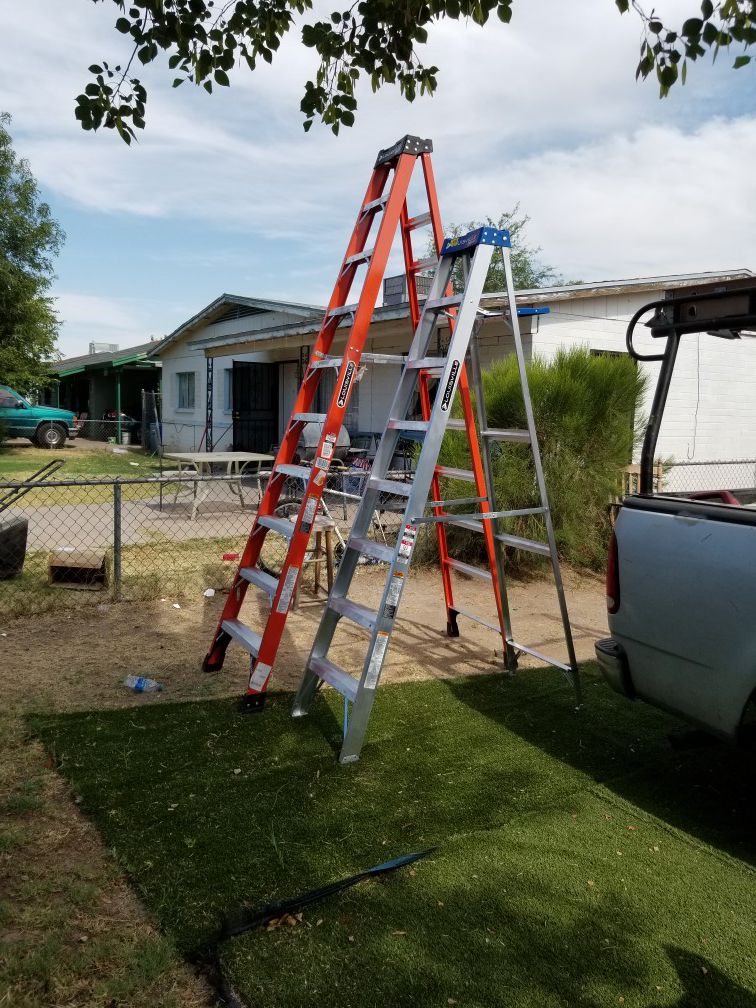 Two step ladders new