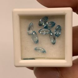 Blue Zircon Loose Gems