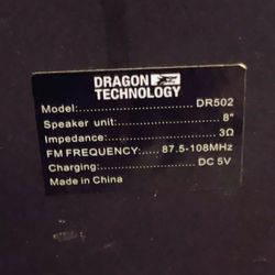 Bluetooth Speakers Dragon technology 
