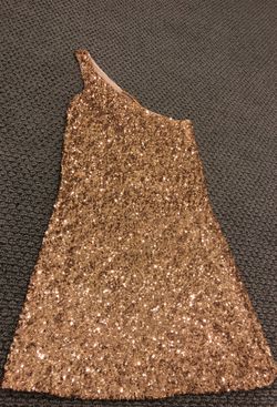 Gold sequin dress. Alice & Olivia size small