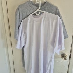 PRO CLUB WHITE 6 BLACK 6 GARY 6 ( TOTAL 18 PC ) MEN'S HEHEARYWEIGHT COTTON SHORT SLEEVE T SHIRT SIZE L TALL