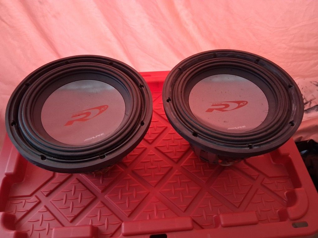 2 - Alpine Type R 10inch Subs