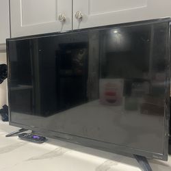 29” TV and Roku Remote