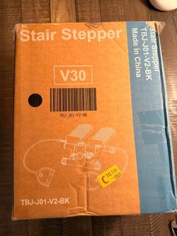 NEW Athletic Works Twisting Mini Stepper with Resistance Bands