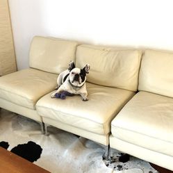 Design Within reach DWR Leather Couch 