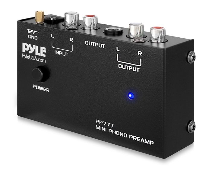 Pyle Ultra Compact Phono Turntable Preamp - PP777