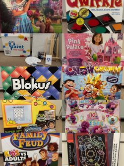 Assorted Board Games and Toys