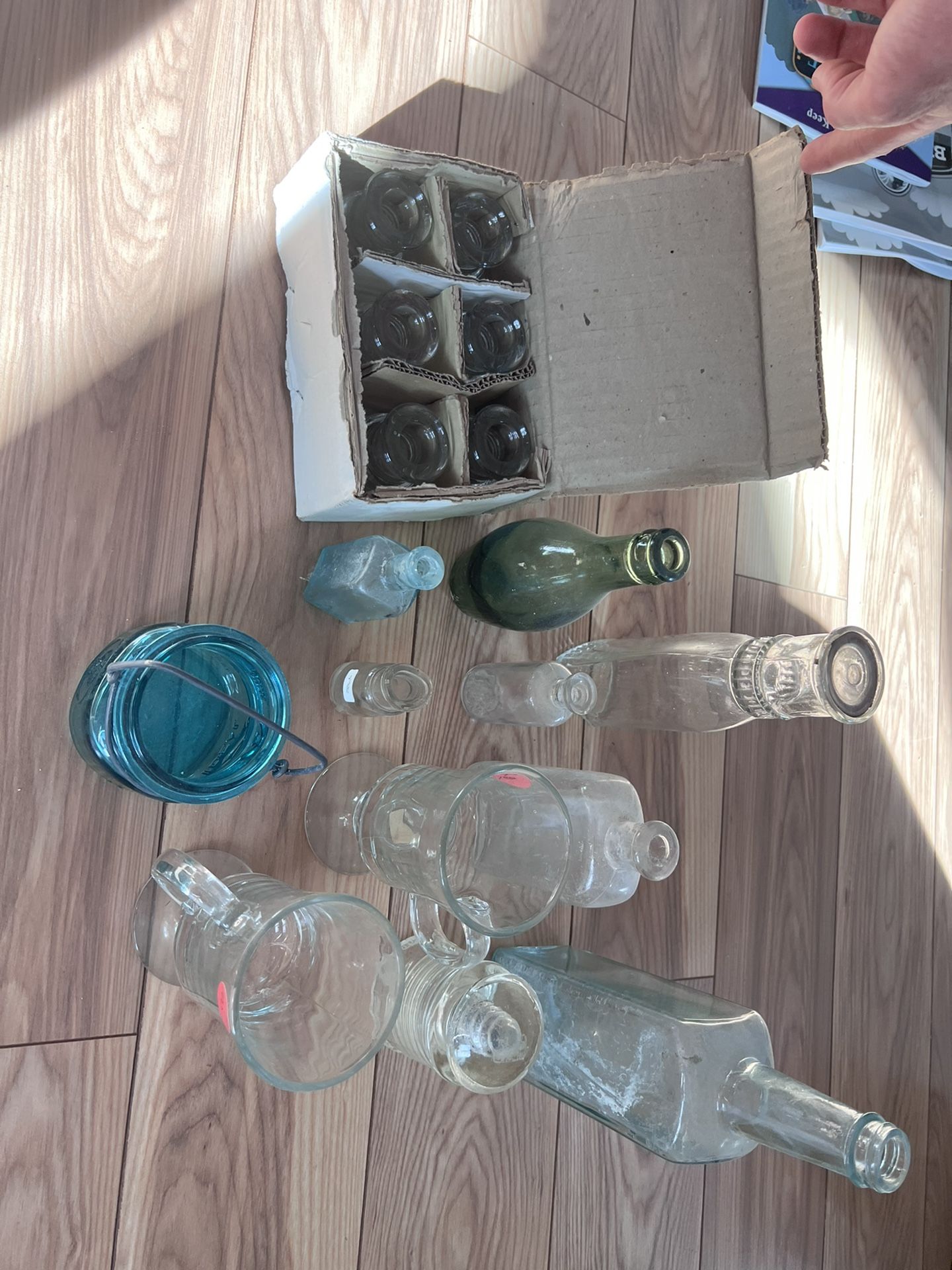 Vintage Early 1900’s Whiskey Bottles/jars