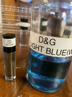 D&G light blue (w) body oil fragrances rollon