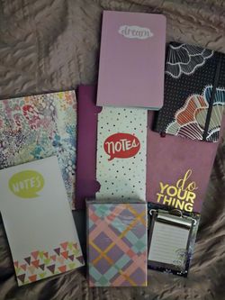 Notepads/ small notebooks/ sticky notes