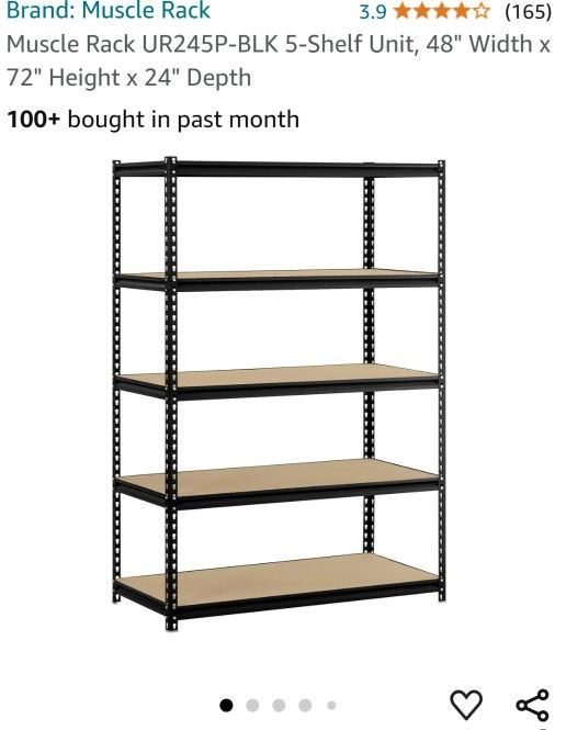 Heave Duty Steel Shelving 48"w X 24"d X 72"h