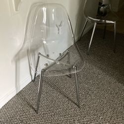 2 Clear Chair set