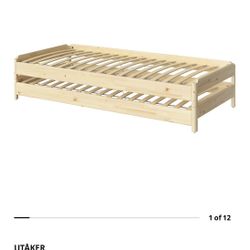 Stackable bed with Mattress 