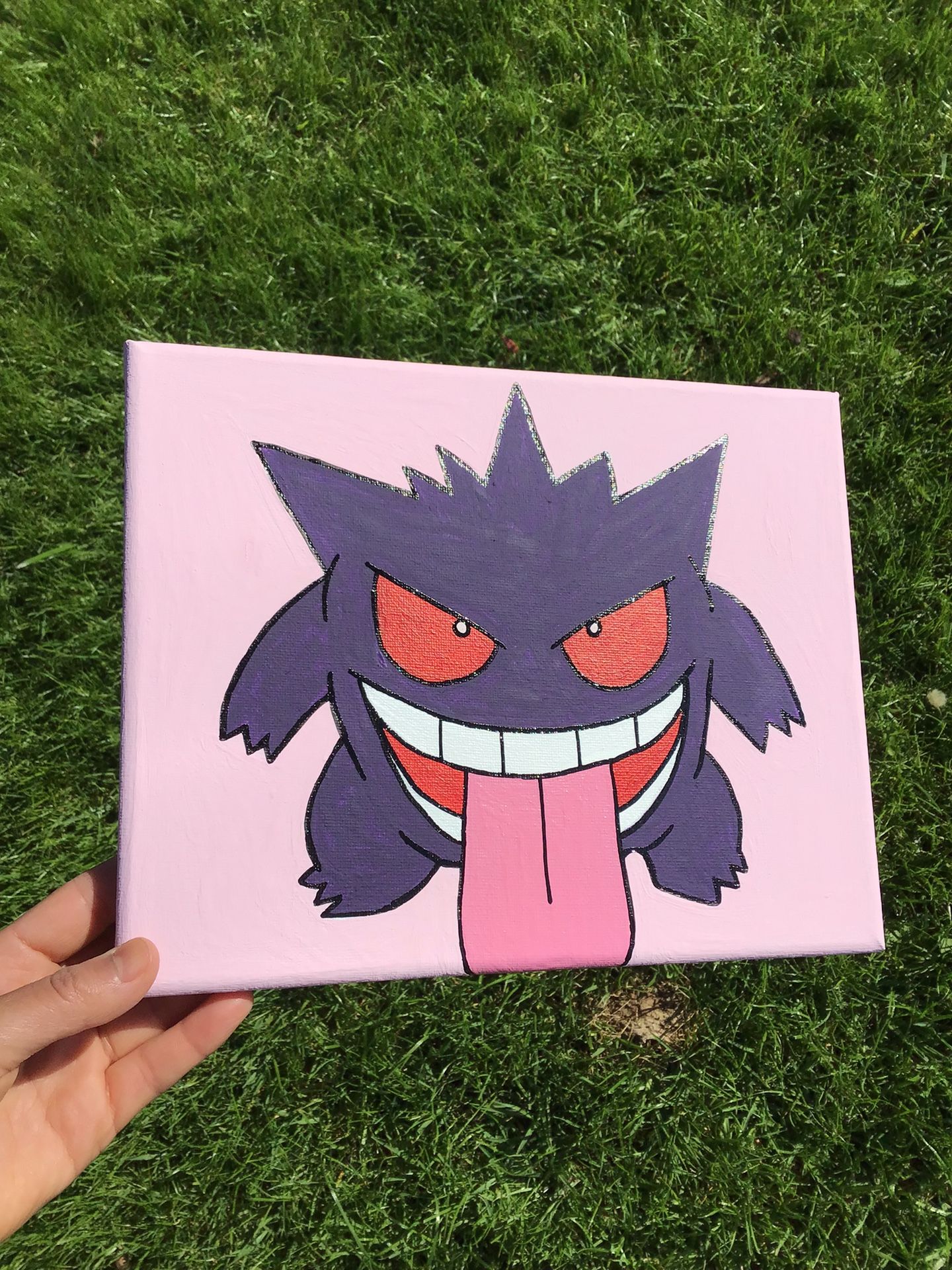 Gengar Pokémon Kids Adult Home Room Decor Pokemon Acrylic Wall Art Canvas Poster Painting Gengar Collectibles