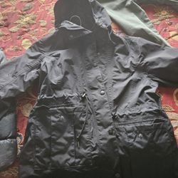 The North Face Black Rain Jacket Size Medium For $75.00