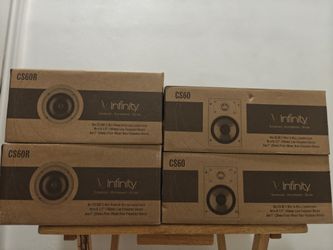 Infinity Speakers _2 wall+2 ceiling