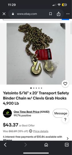 Safety chain 20ft