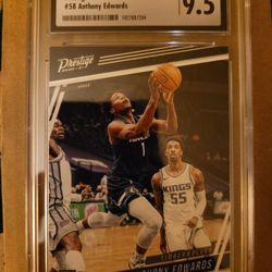 20 Prestige Anthony Edwards RC CGC 9.5!