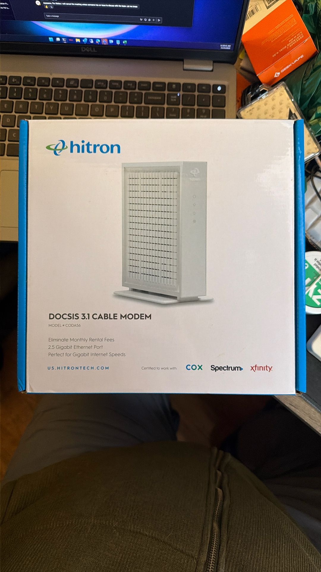 Hitron CODA56 DOCSIS 3.1 Modem (new)