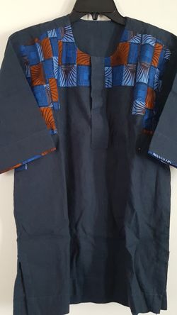 Handsome Afrocentric short sleeved shirt 100% cotton top, various colors and sizes