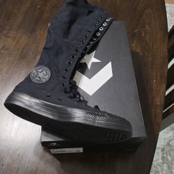 Converse Chuck Taylor All Star XX-High Triple Black Mens 7.5 Womens 9.5