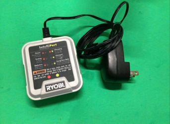 Ryobi Intelliport 12 volt Battery Charger adapter cord wall plug cordless drill